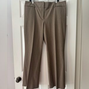 LOFT Julie Trouser Straight-Leg Pants in Taupe